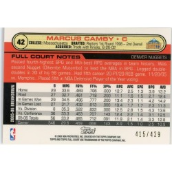 MARCUS CAMBY 2006-07 TOPPS FULL COURT FIRST DAY ISSUE 415/429