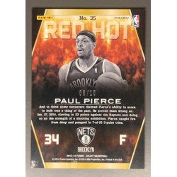 2013-14 PAUL PIERCE Panini Select Red Hot Gold 35 8/10