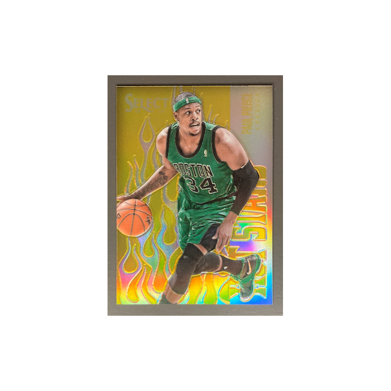 2012-13 PAUL PIERCE Panini SelectHot Star gold prizm 6 5/10