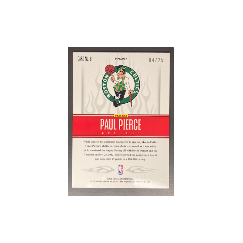 2012-13 Panini SelectHot Star red prizm 6 4/25
