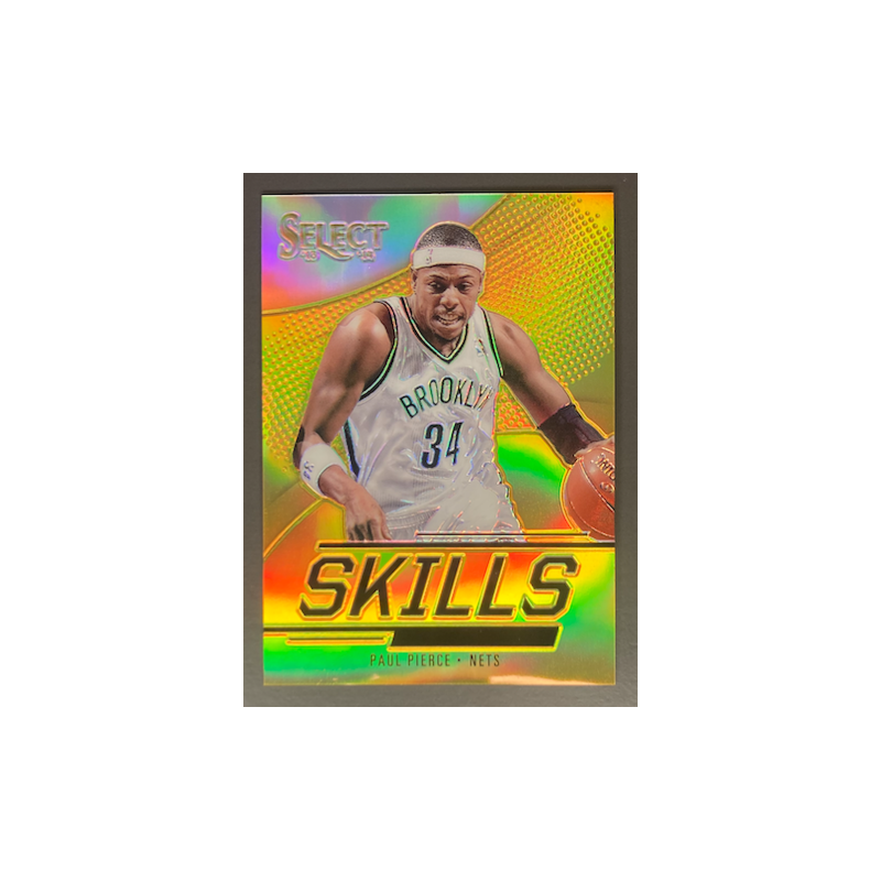 2013-14 PAUL PIERCE Panini Select Skills Prizm Gold18 9/10