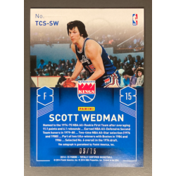 2014-15 SCOTT WEDMAN Totally Certified Signatures TCSSW09/75