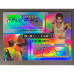 2005-06 L ODOM / C HAWKINS Topps Finest perfect pairs refractor dual auto18/20