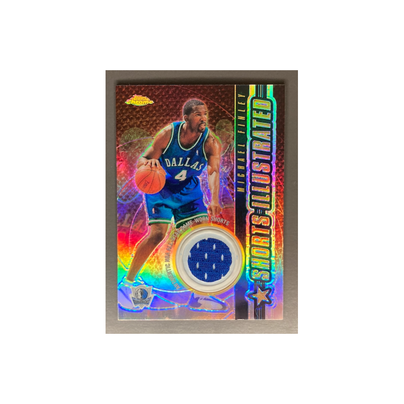 2001-02 MICHAEL FINLEY Topps Chrome Refractor Shorts IllustratedSI-MF26/50