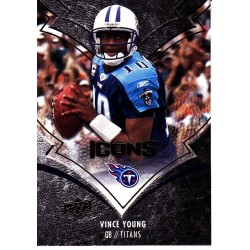 VINCE YOUNG 2008 UD ICONS " FOIL"