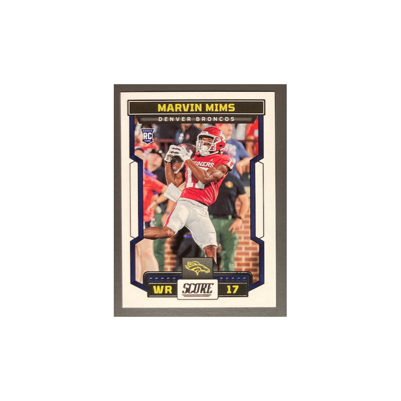 MARVIN MIMS 2023 PANINI SCORE ROOKIE NFL