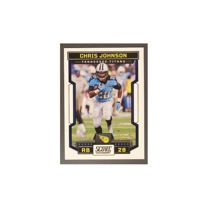 CHRIS JOHNSON 2023 PANINI SCORE NFL