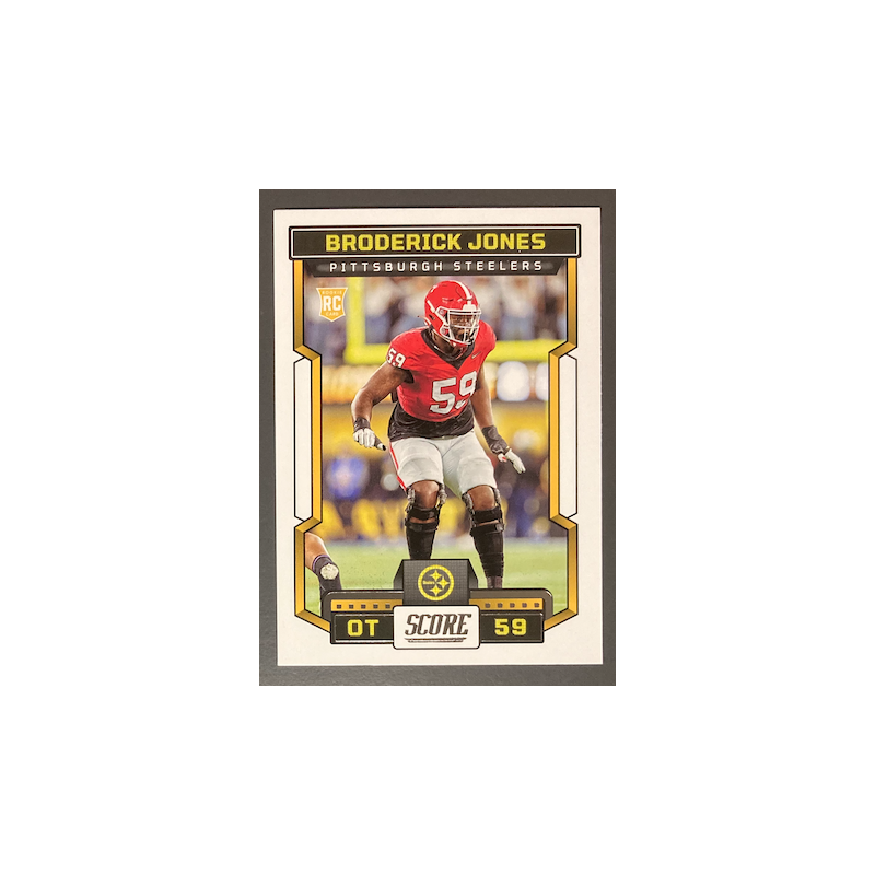 BRODERICK JONES 2023 PANINI SCORE ROOKIE NFL