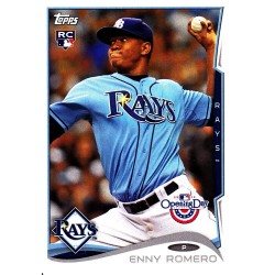 ENNY ROMERO 2014 TOPPS OPENING DAY ROOKIE