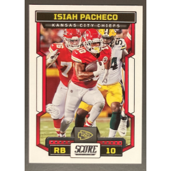 ISIAH PACHECO 2023 PANINI SCORE NFL