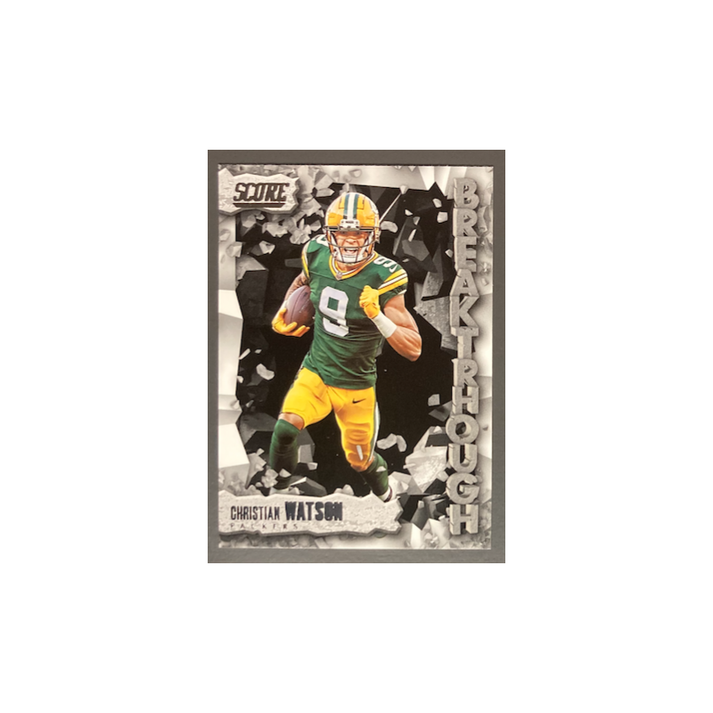 CHRISTIAN WATSON 2023 PANINI SCORE BREAKTHROUGH NFL