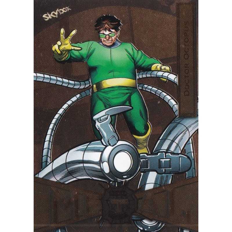 DOCTOR OCTOPUS 2022 UPPER DECK SPIDER-MAN SKYBOX METAL UNIVERSE GOLD LIGHT FX