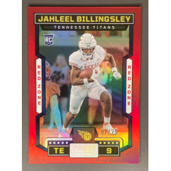 JAHLEEL BILLINGSLEY 2023 PANINI SCORE ROOKIE RED ZONE 07/20