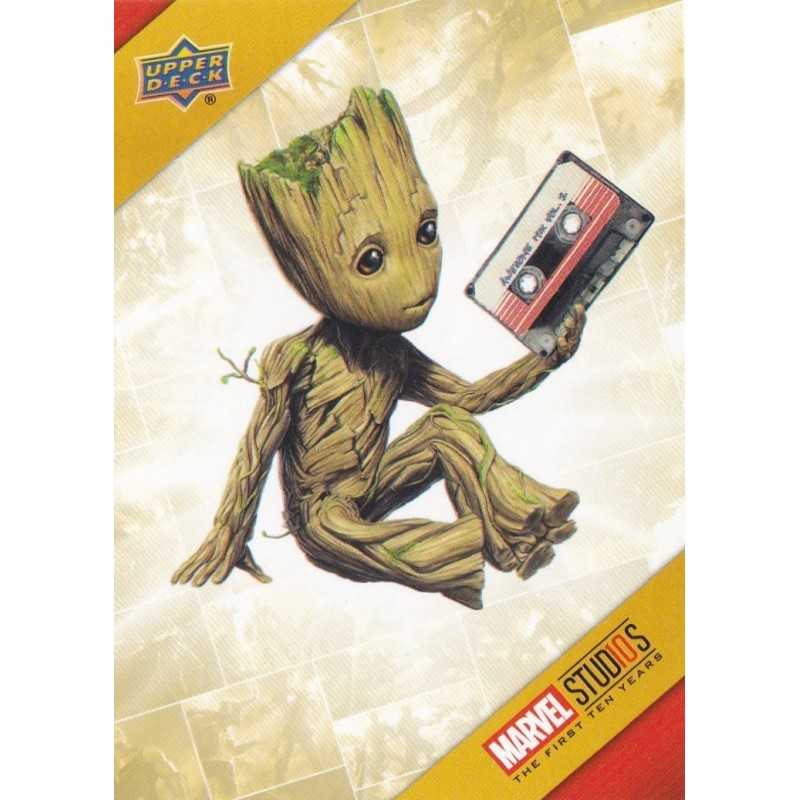 GROOT 2019 UPPER DECK MARVEL STUDIOS THE FIRST TEN YEARS CINEMATIC UNIVERSE