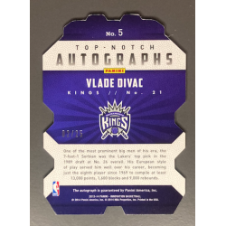 VLADE DIVAC 2013-14 panini Innovation Top Notch Autograph Gold 02/25