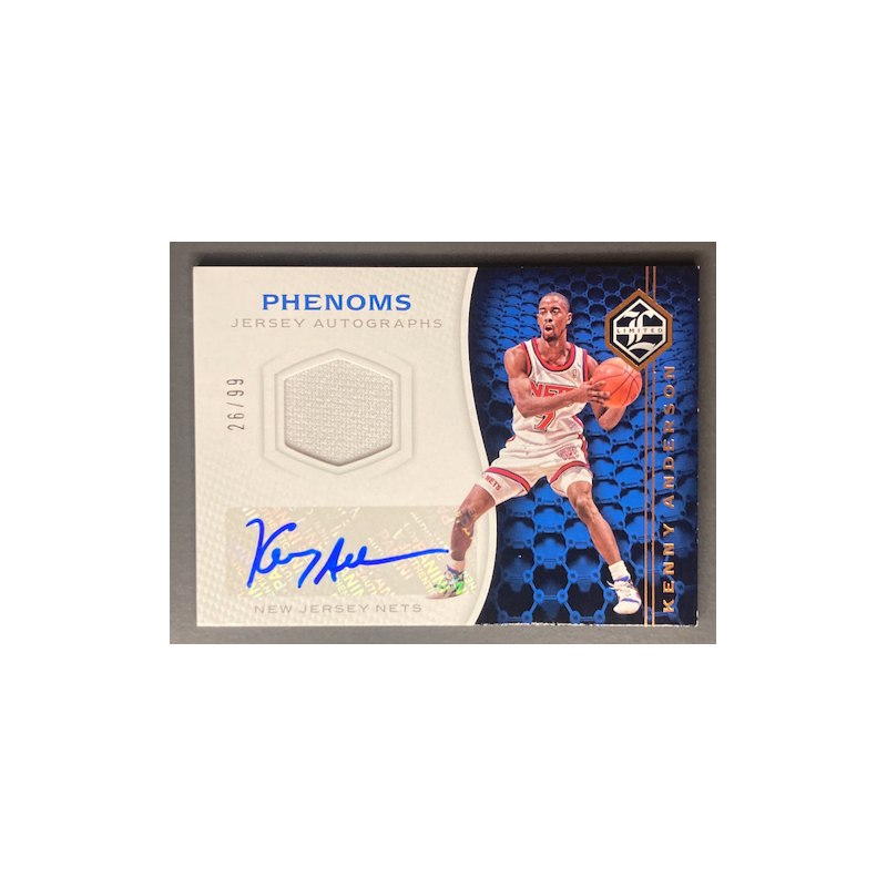 KENNY ANDERSON 2016-17 panini Limited jersey auto phenoms 26/99