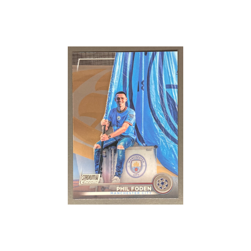 PHIL FODEN 2023 TOPPS STADIUM CLUB CHROME UEFA