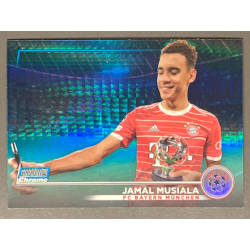 JAMAL MUSIALA 2023 TOPPS STADIUM CLUB CHROME UEFA BLUE PRISM