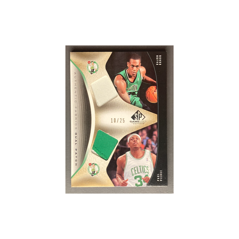 PIERCE / RONDO 2006-07 Upper Deck SP GU dual patch jersey 10/25