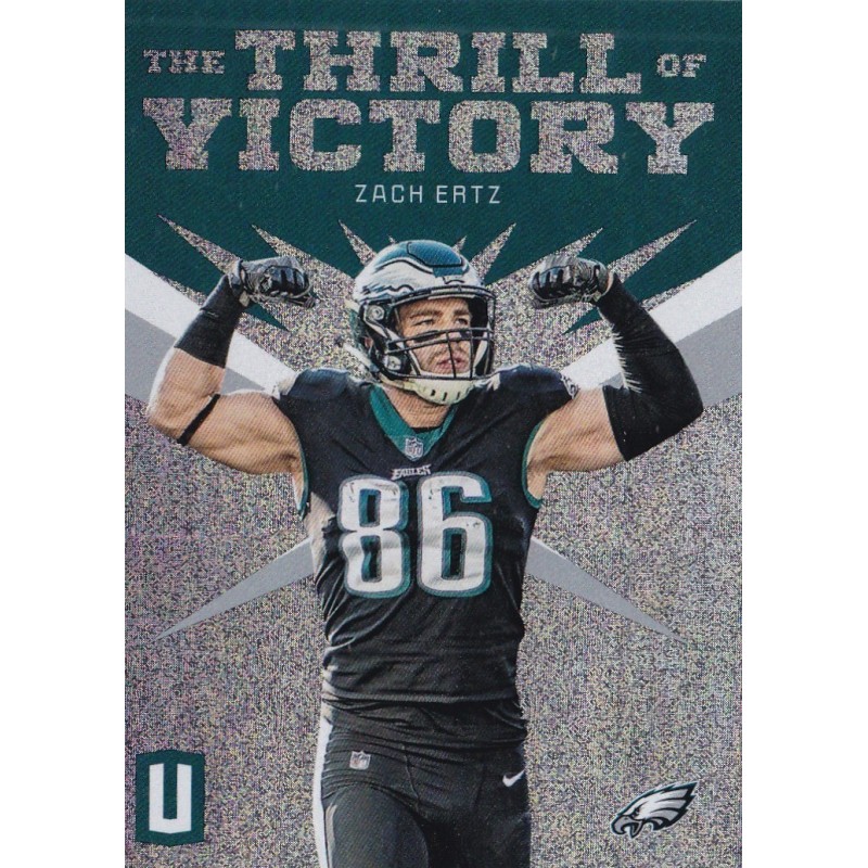 ZACH ERTZ 2019 PANINI UNPARALLELED THE TRILL OF VICTORY