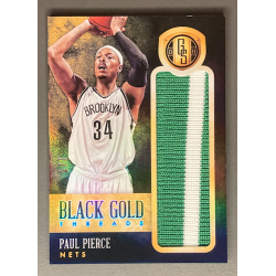 PAUL PIERCE 2013-14 Panini Gold Standard Black Gold Threads Prime 1/7