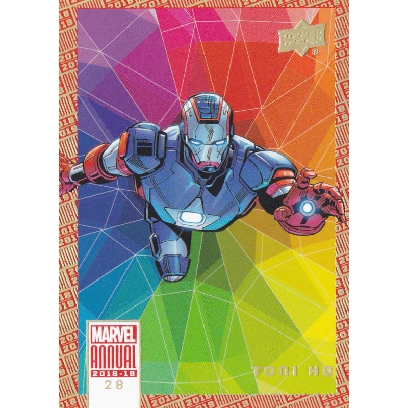 TONI HO 2018-19 UPPER DECK MARVEL ANNUAL COLOR WHEEL