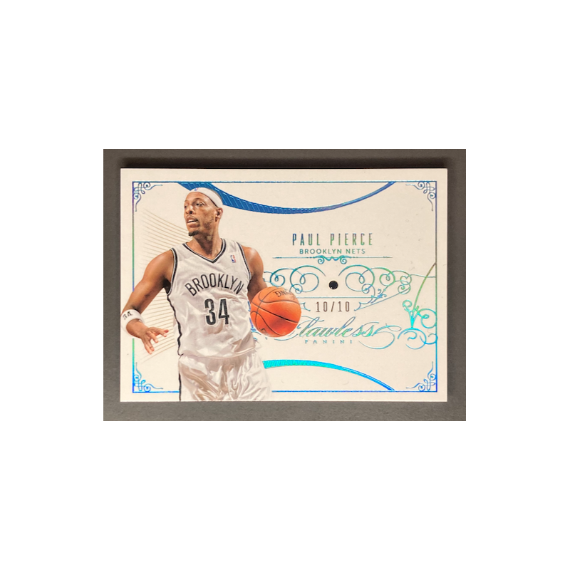 PAUL PIERCE 2013-14 Panini Flawless Basketball sapphire 10/10