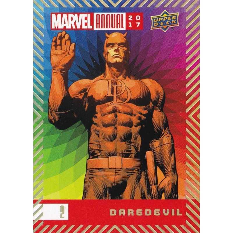 DAREDEVIL 2017 UPPER DECK MARVEL ANNUAL COLOR WHEEL