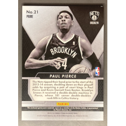 PAUL PIERCE 2013-14 Panini Titanium Double Double Jerseys Laundry Tags 1/1