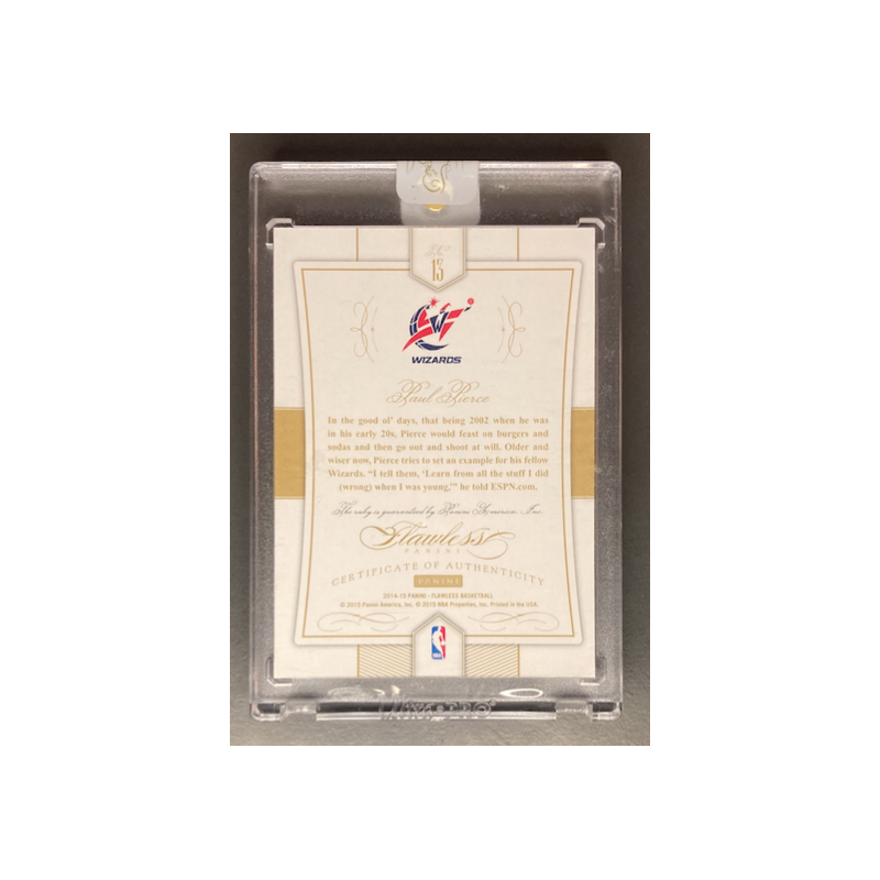 PAUL PIERCE 2014-15 Panini Flawless Ruby 10/15