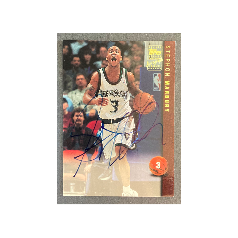 STEPHON MARBURY 1998-99 Topps Autograph - AG3