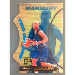 STEPHON MARBURY 1998 Press Pass Double Threat Two-On-One - TO9