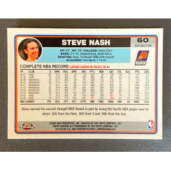 STEVE NASH 2006-07 Topps Chrome Refractor - 60