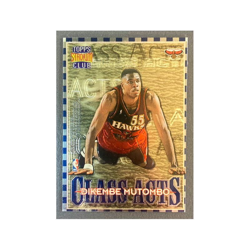 IVERSON / MUTOMBO 1996-97 Stadium Club Class Acts - CA10