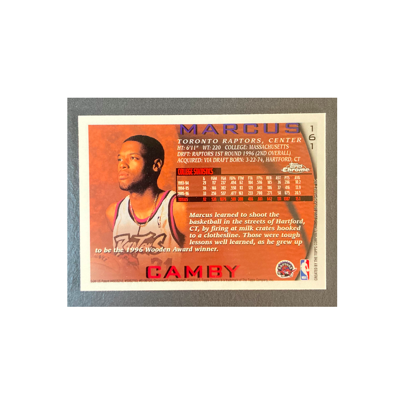 MARCUS CAMBY 1996-97 Topps Chrome rookie - 161