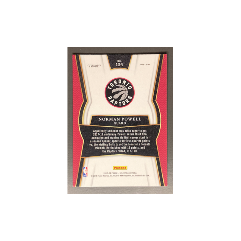 NORMAN POWELL 2017-18 Select Prizms Silver - 124