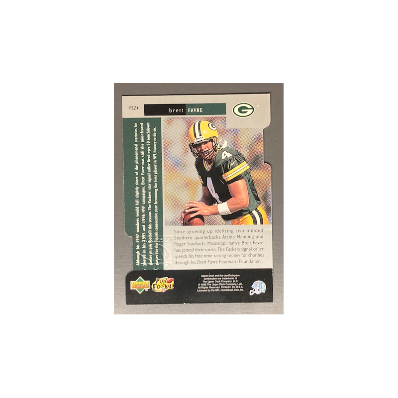 BRETT FAVRE 1998 Black Diamond Premium Cut Triple - PC24