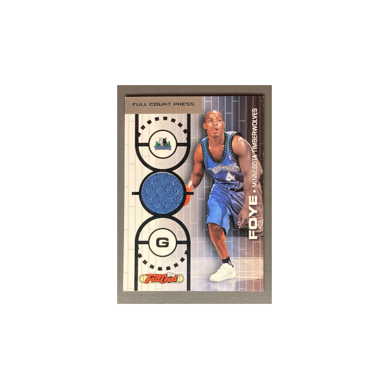 RANDY FOYE 2006 TOPPS FULL COURT PRESS DUAL JERSEY 011/199