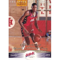 LISA LESLIE 1996 UPPER DECK USA BASKETBALL DELUXE GOLD EDITION