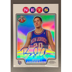 RYAN ANDERSON 2008-09 Topps Chrome Refractor auto 083/476