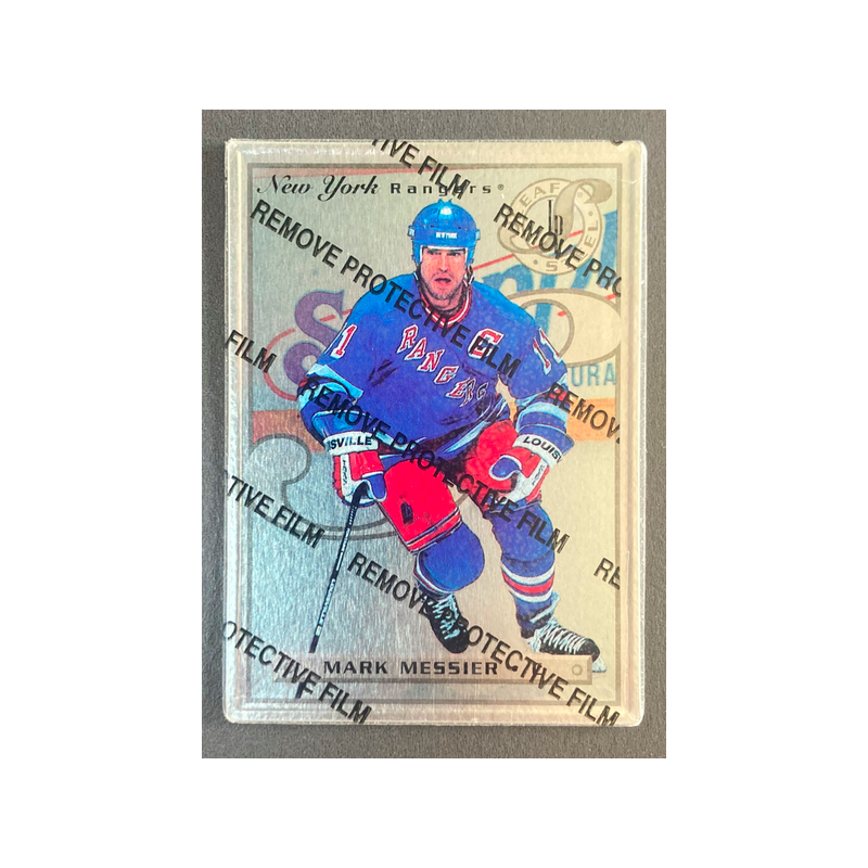 MARK MESSIER 1996-97 Leaf Preferred Steel card - 42