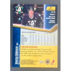 TEEMU SELANNE 1999-00 Stadium Club Chrome Refractor - 22