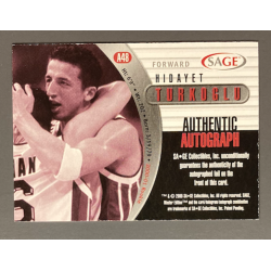 HIDAYET TURKOGLU 2000 SAGE Autograph 382/999