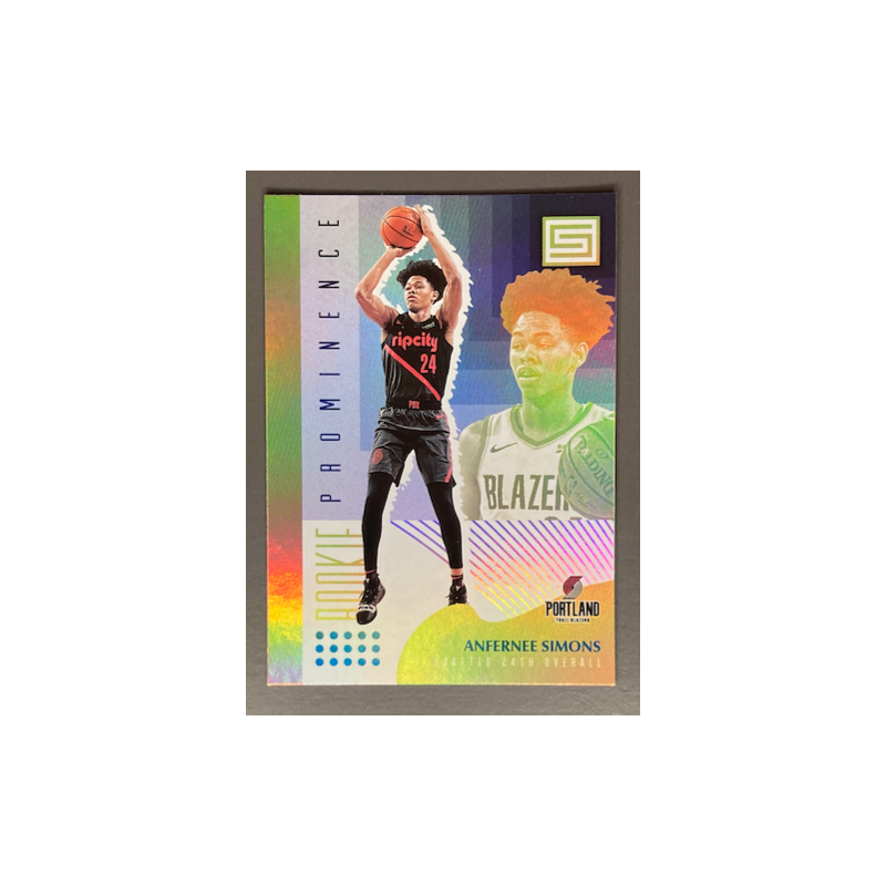 ANFERNEE SIMONS 2018-19 Panini Status Rookie Prominence - 23