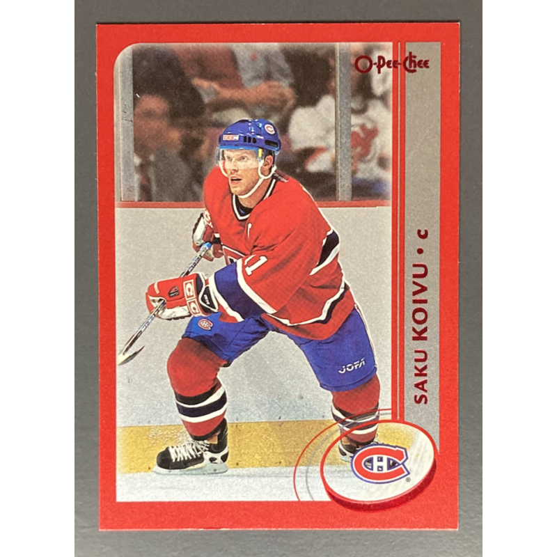 SAKU KOIVU 2002-03 O-Pee-Chee Premier Red 060/100