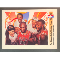 MICHAEL JORDAN 1991-92 SkyBox 337 Bulls Starting Five/Great Moments from the NBA Finals