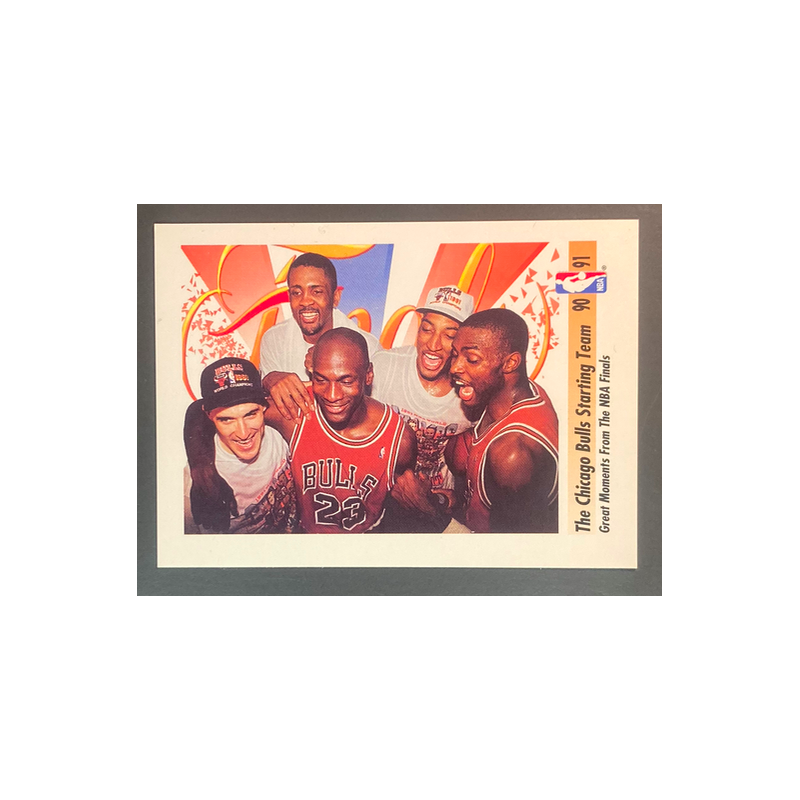 MICHAEL JORDAN 1991-92 SkyBox 337 Bulls Starting Five/Great Moments from the NBA Finals