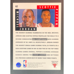 MICHAEL JORDAN / SCOTTIE PIPPEN 1992-93 Upper Deck Scoring threats 62