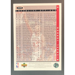 MICHAEL JORDAN 1994-95 Collector's Choice Checklist - 420