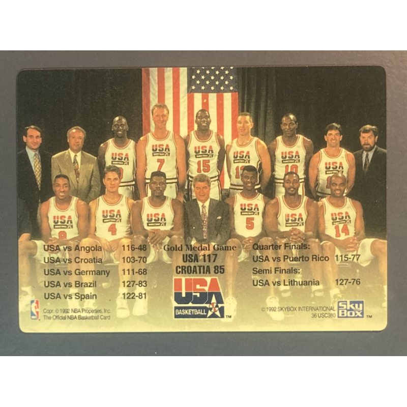 Michel Jordan 1992 バルセロナオリンピック　skybox Michael Jordan 1992 Skybox Barcelona '92 Olympics Dream Team
